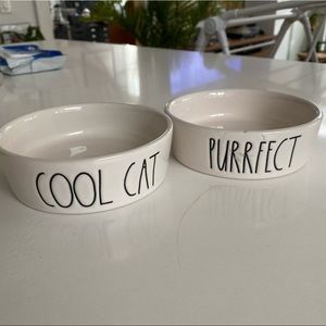 Rae Dunn Cat Bowls - Set of 2